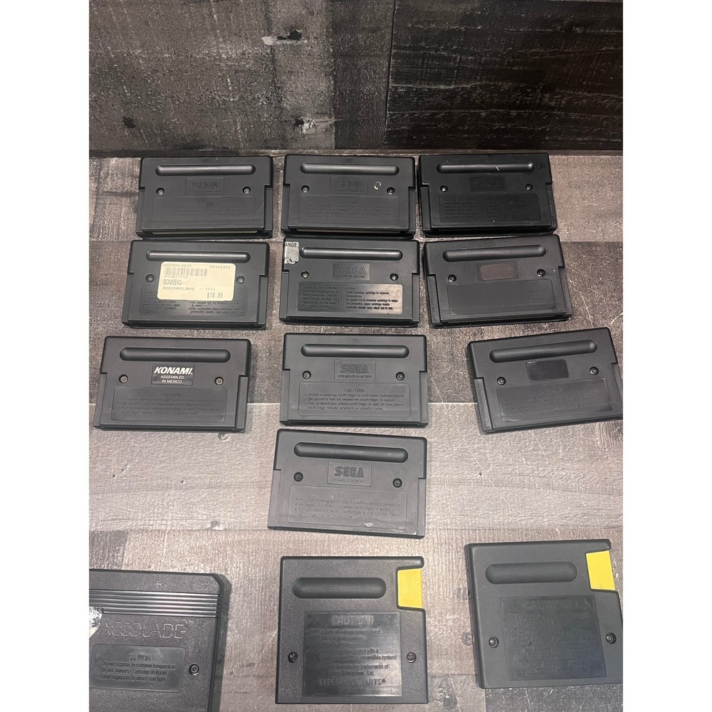 Sega Genesis Game Lot of 14 Road Rash Shaq Fu Animaniacs Monopoly Clue TESTED - Picture 5 of 16